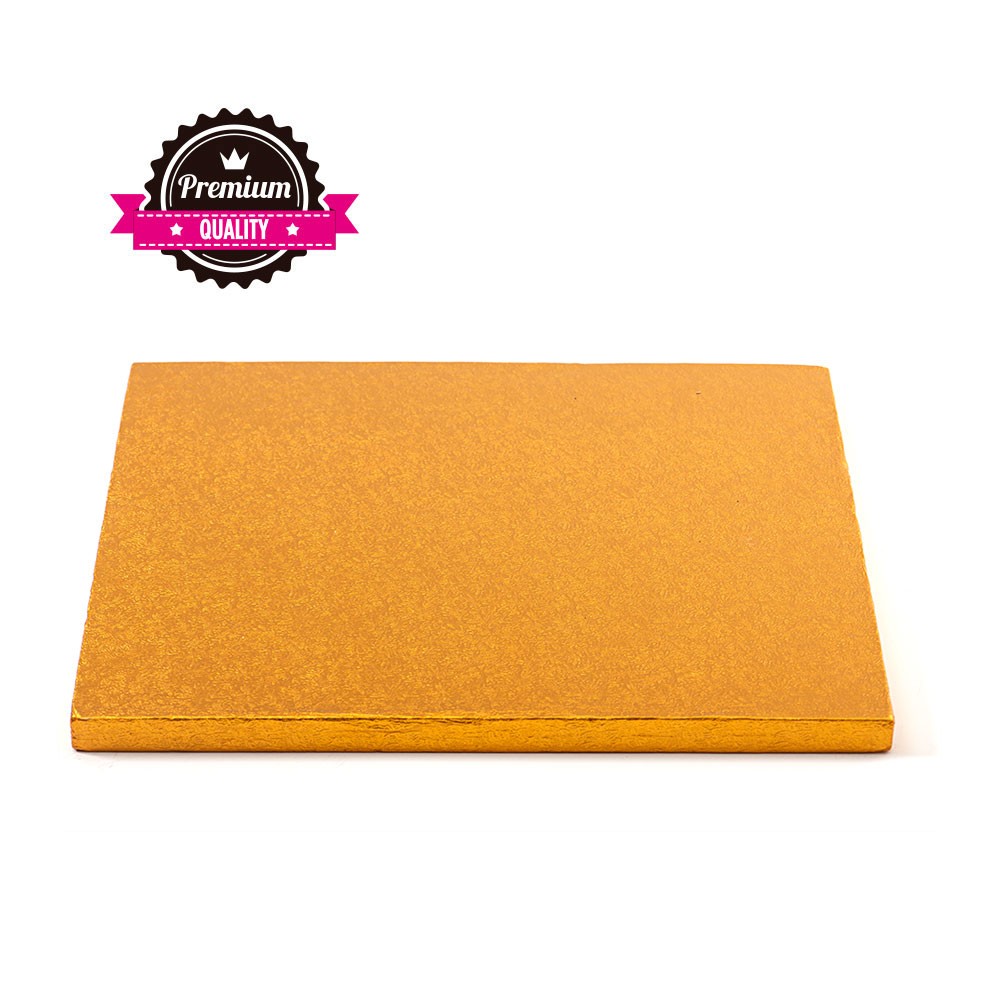 Kake Drum Kvadrat Oransje 35cm