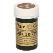 Sugarflair pastafarge Dark Brown, 25g