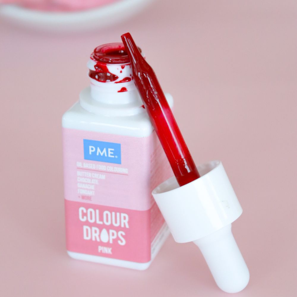 Colour drops fra PME - oljebasert farge med pipette