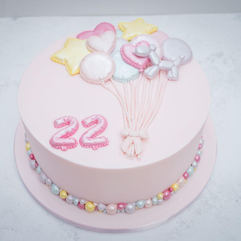 Ferdige ballongtall i fondant laget med Karen Davies silikonform