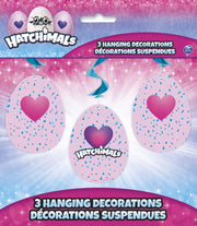 Hatchimals hengede pynt 66cm, 3 stk