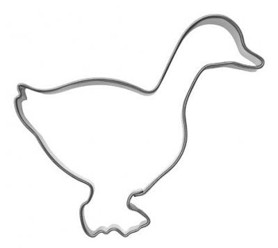 Pepperkakeform gås -7cm