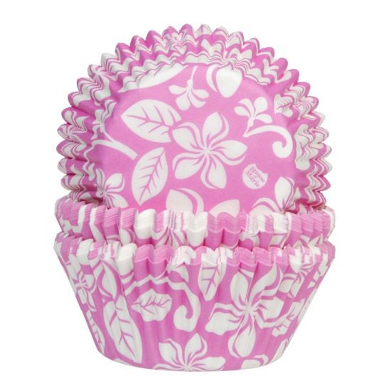 House of Marie Muffinsformer Aloha blomster Rosa pk/50