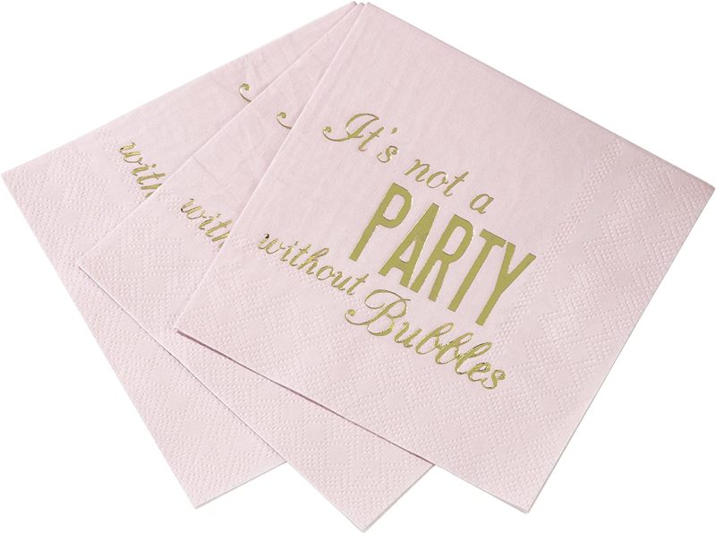 Servietter, Rosa -Party- pk/16