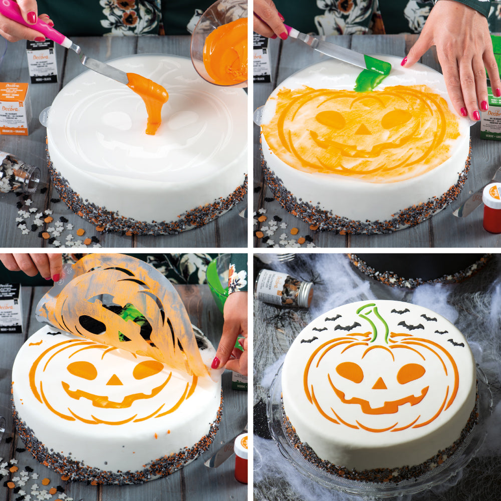 Halloweenkake gresskar