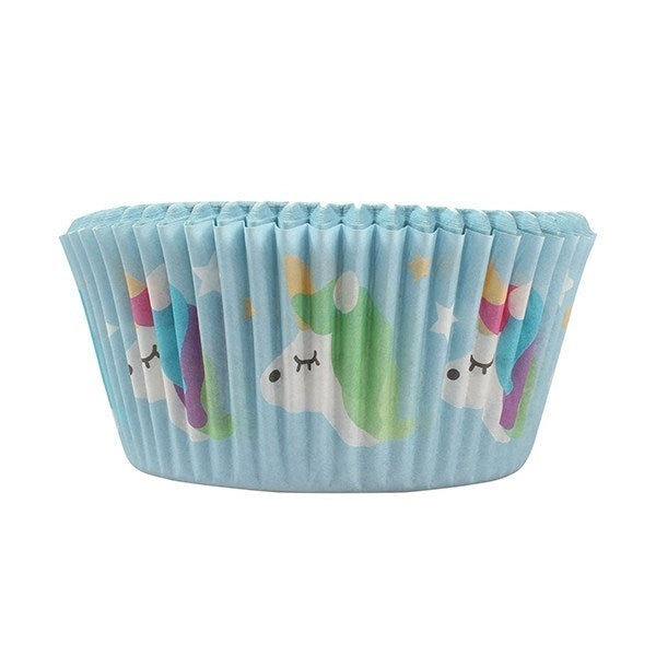 Muffinsformer - Enhjørning, foliert - pk/24