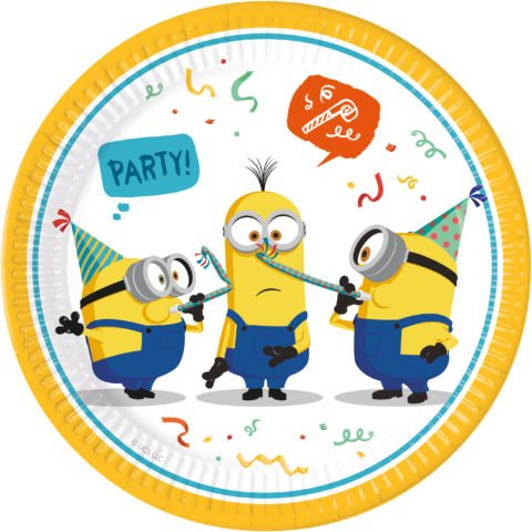 Papptallerken -Minions- 23cm