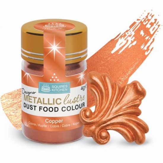 Spiselig shimmer kobber