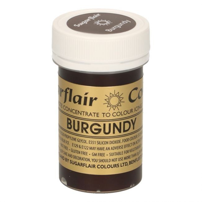 Sugarflair pastafarge Burgundy, 25g