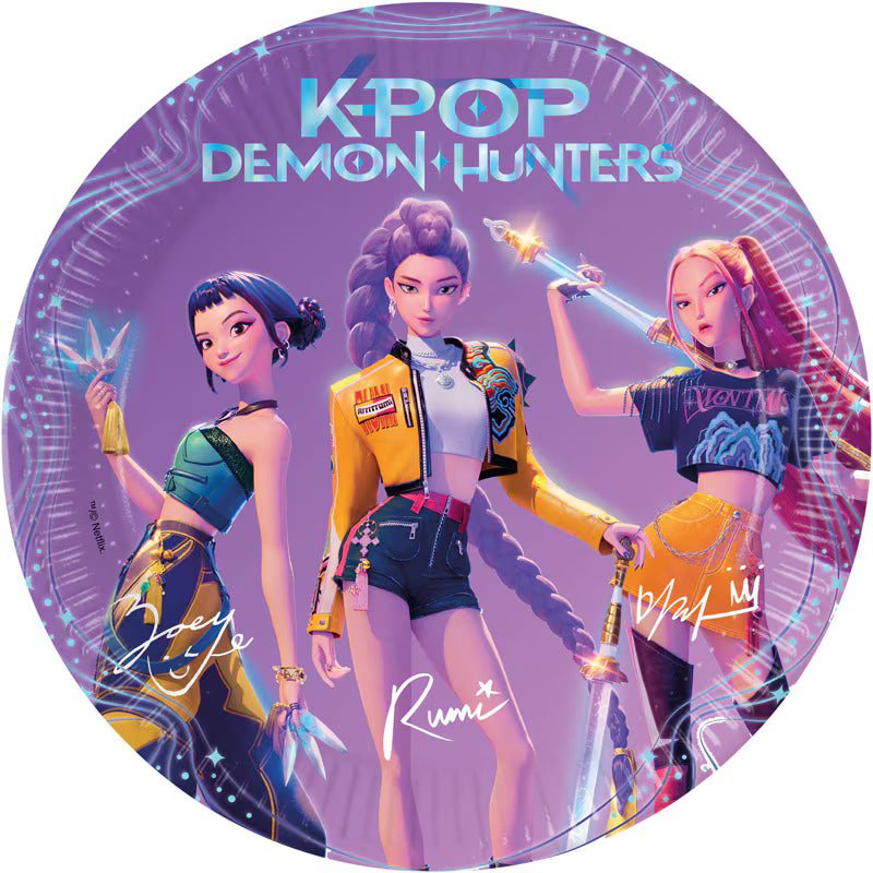 k-pop demon hunters papptallerken
