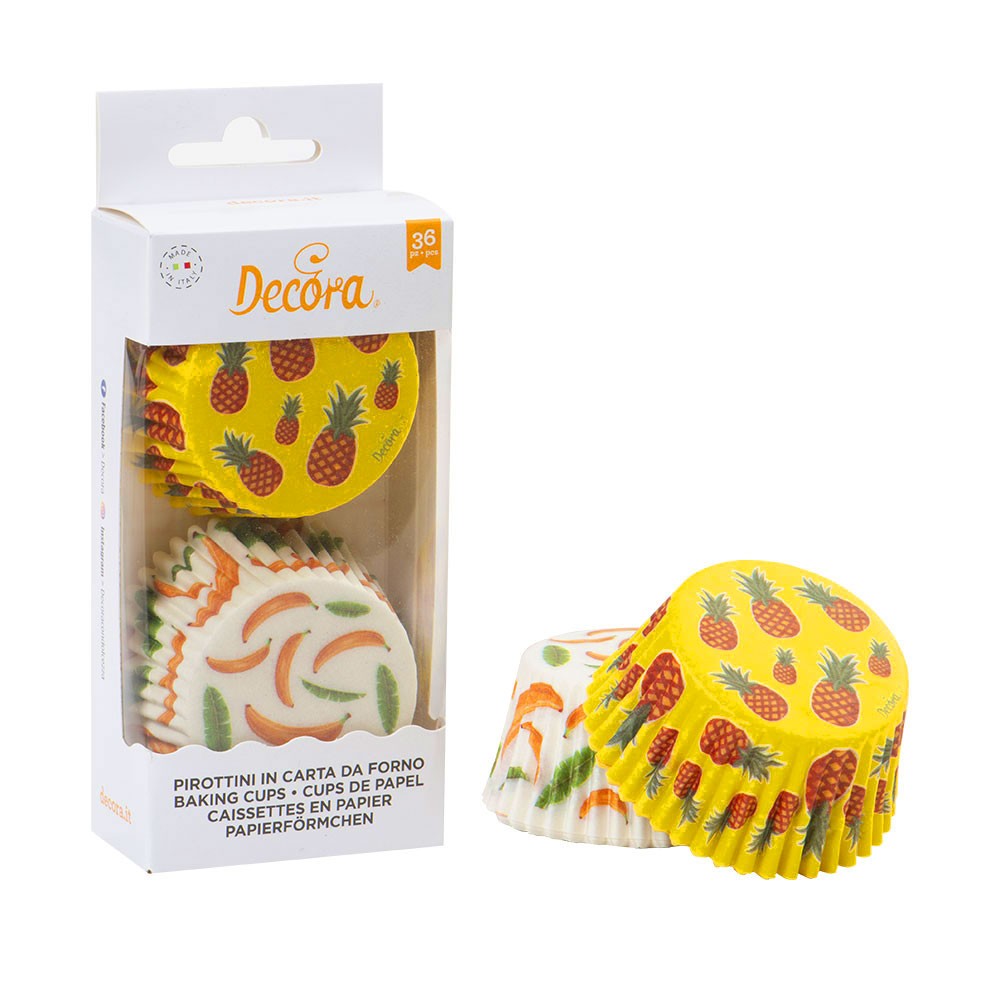 Decora Muffinsformer -Tropisk- pk/36