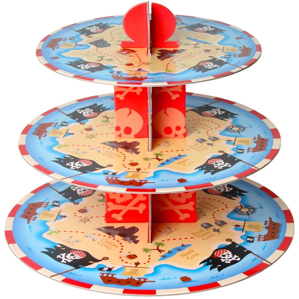 Kakestand Pirat 25x31x35 cm, 3 etg