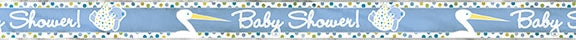 Babygutt/stork foilbanner 3,6meter