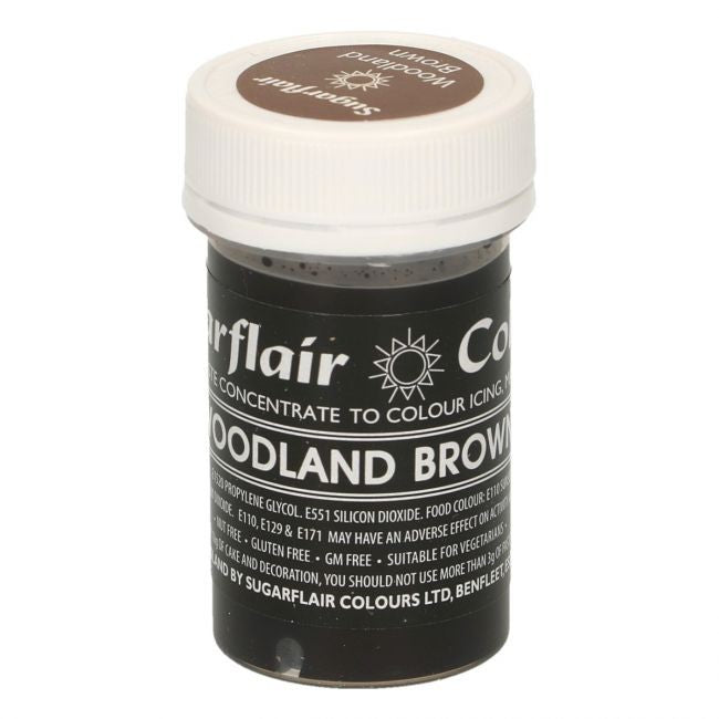 Sugarflair pastafarge Woodland Brown, 25g