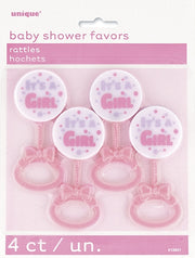 Rangler i plast -It's a girl- 4stk
