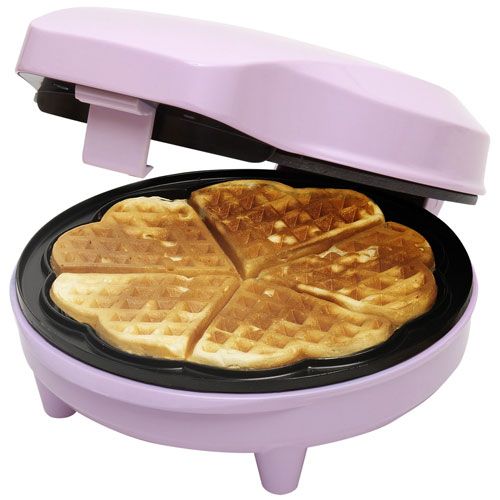 Pastellrosa Vaffeljern