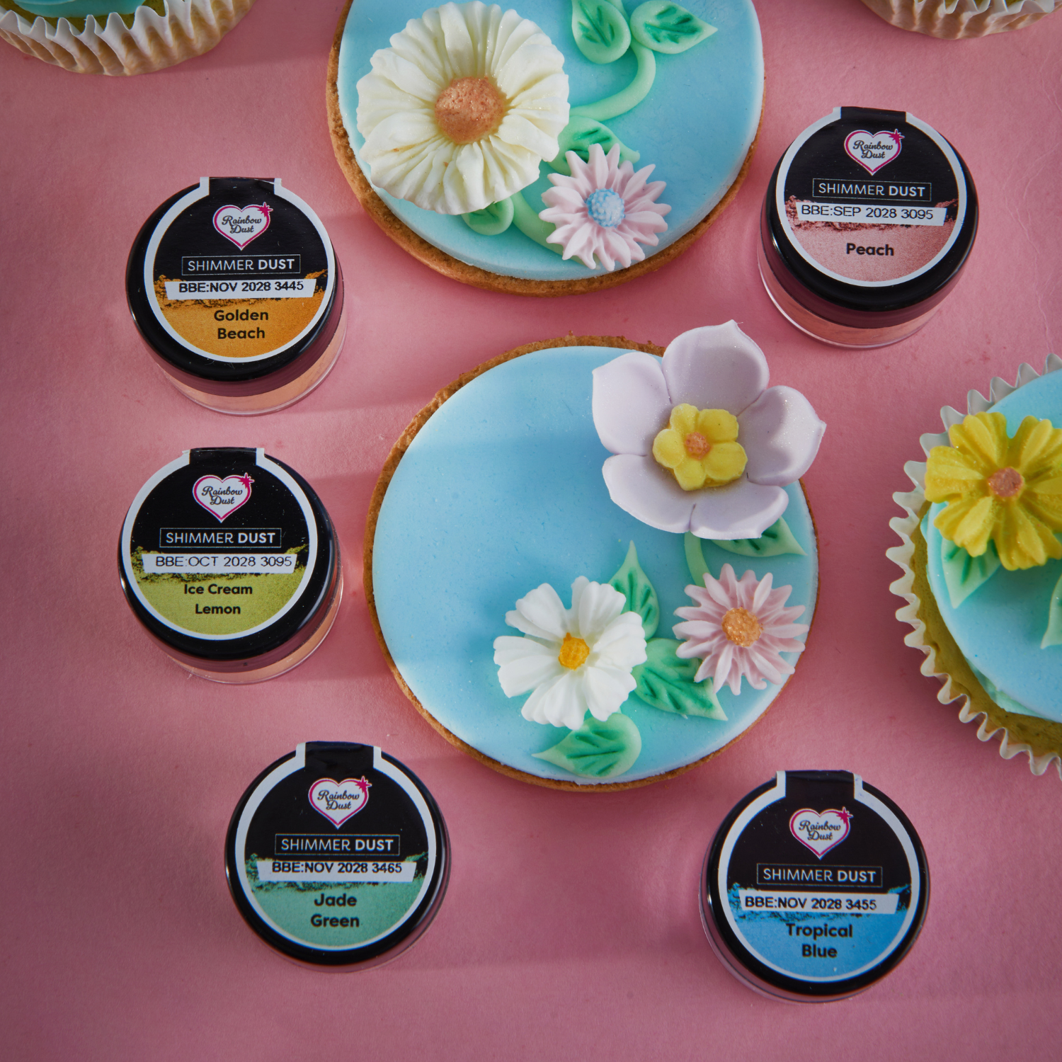 Rainbow Dust Shimmer Dust produktfamilie – 'Better Together'-kombinasjoner