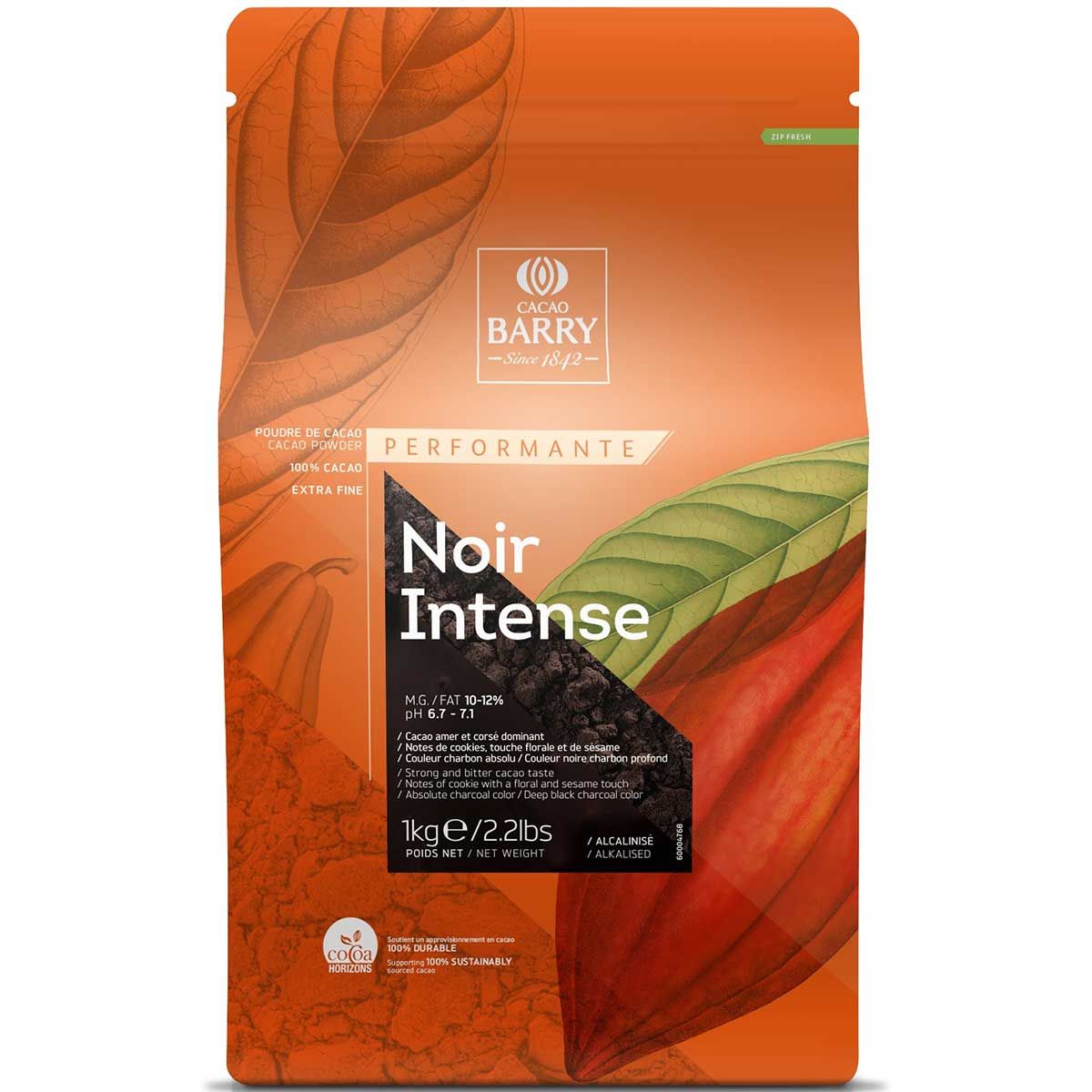 Cacao Barry noir intense svart kakaopulver
