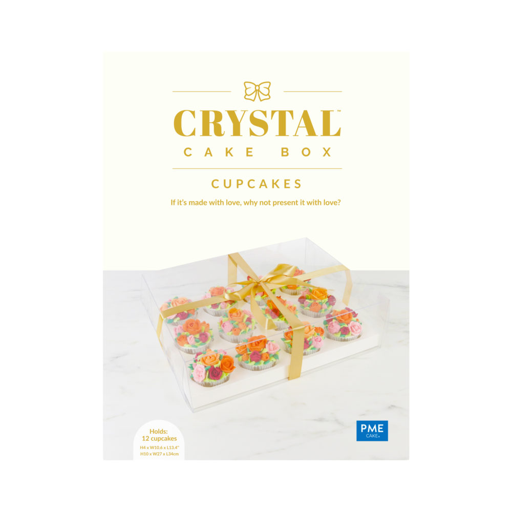 PME Crystal clear cupcake box