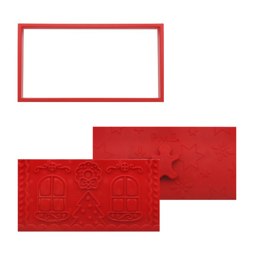 Pepperkakehus utstikker med stempel