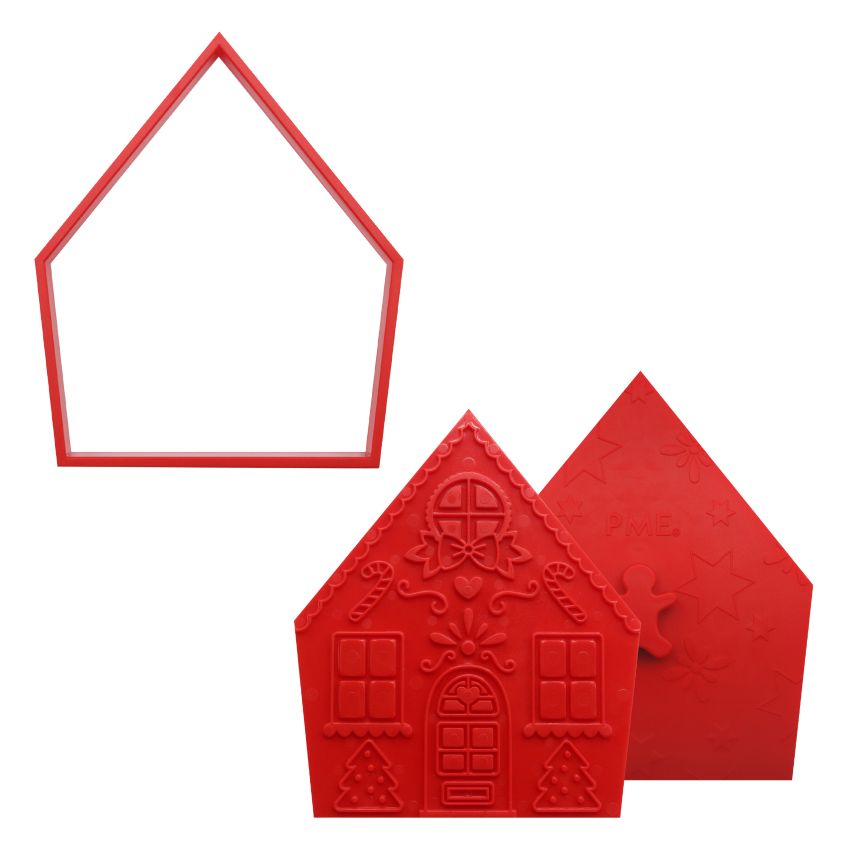 Pepperkakehus utstikker med stempel