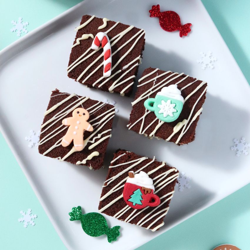 Spiselig kakepynt til jul - Juleglede, pk/12