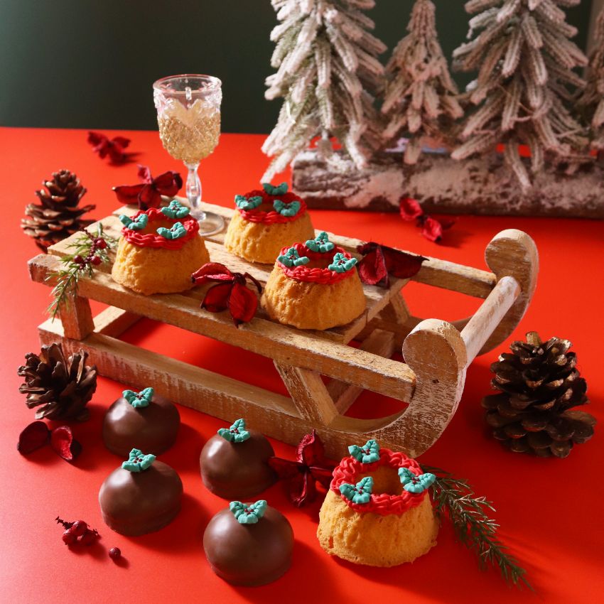 Spiselig kakepynt jul kristtorn