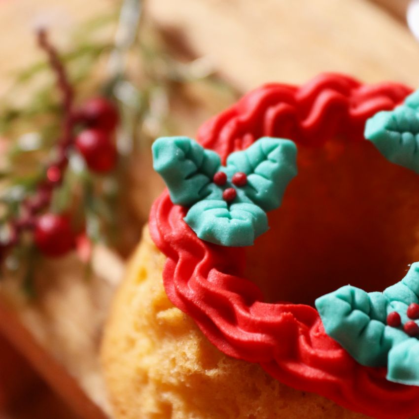 Spiselige sukkerdekorasjoner holly jolly