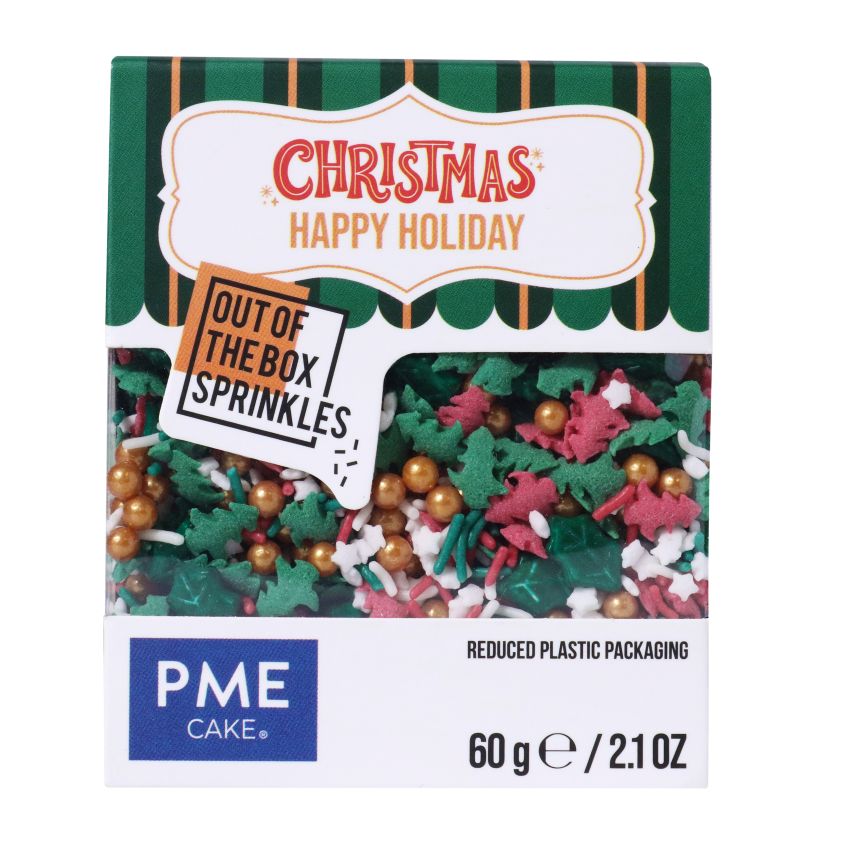 PME julestrøssel happy holidays