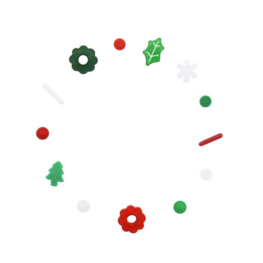 6-i-1 Julestrøsselsett - Deck the Halls, 158g