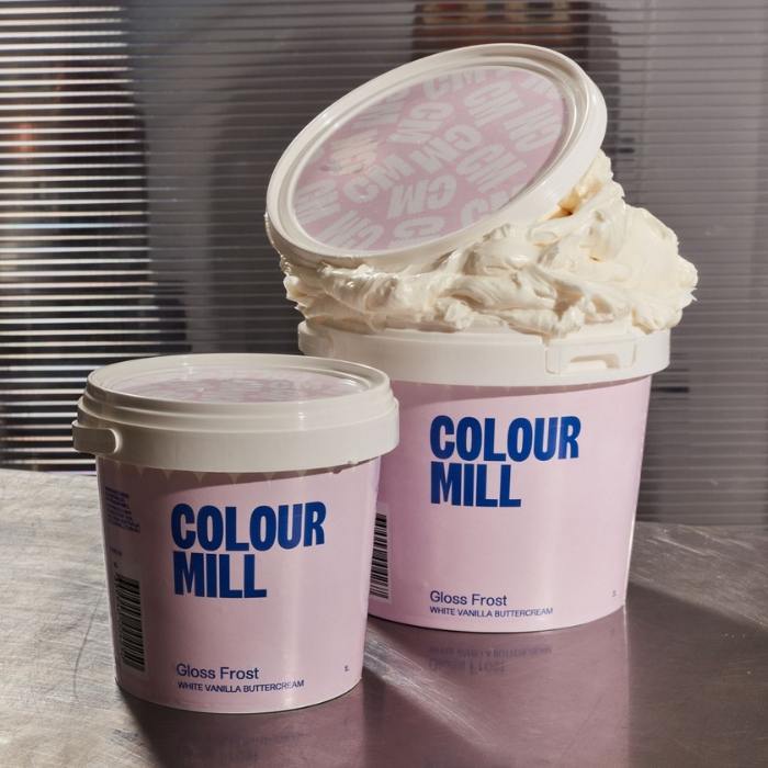 Colour Mill Hvit Buttercream Gloss Frosting - 2L