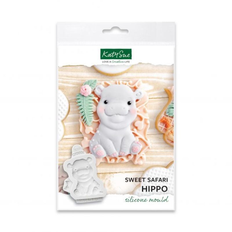 Katy sue silikonform sweet safari flodhest