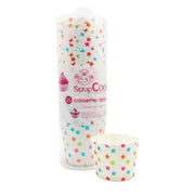 Cupcakesformer i papp med stjerner fra ScrapCooking