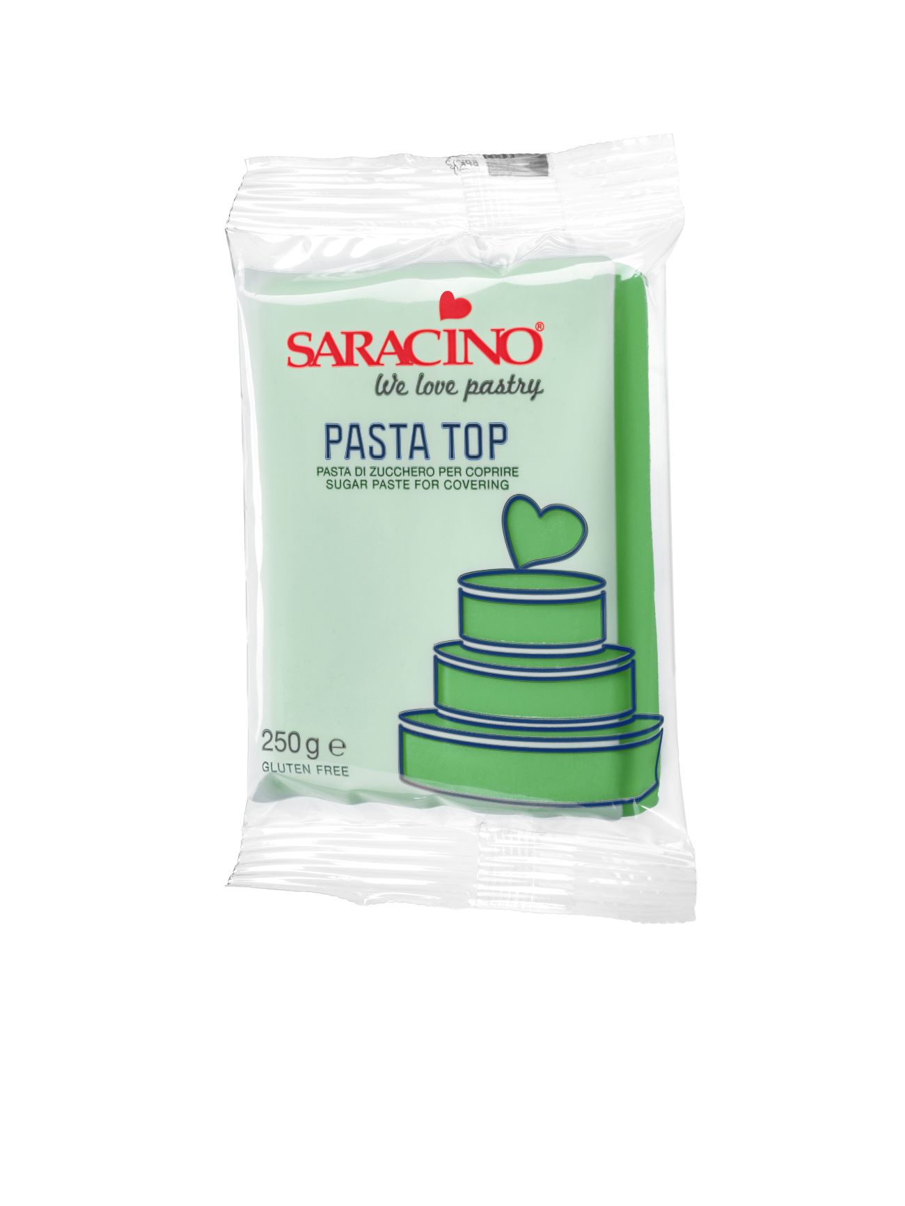 Saracino Top Paste Fondant -Lysegrønn- 250g