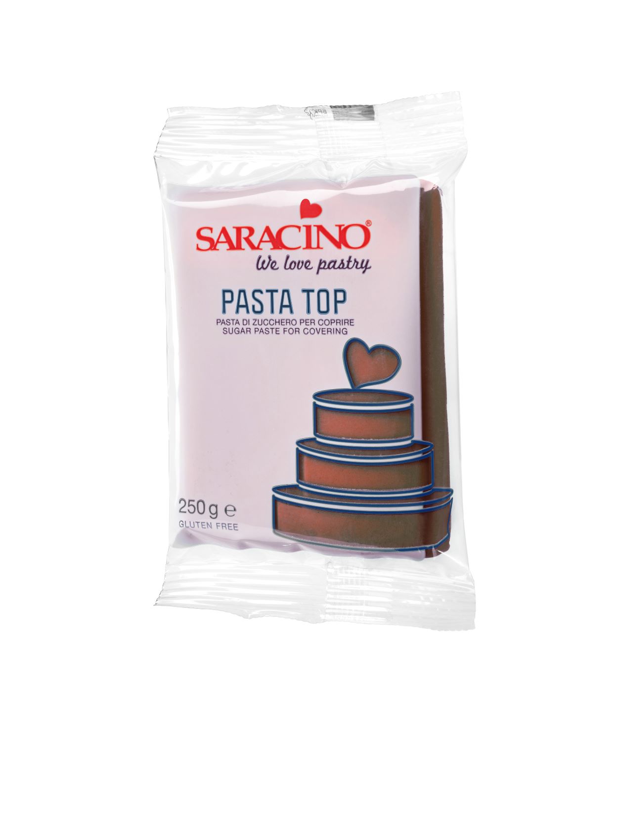 Saracino Top Paste Fondant -Brun- 250g