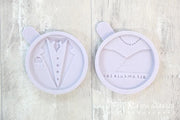 Karen Davies silikonform brudepar bride and groom cupcake bryllup