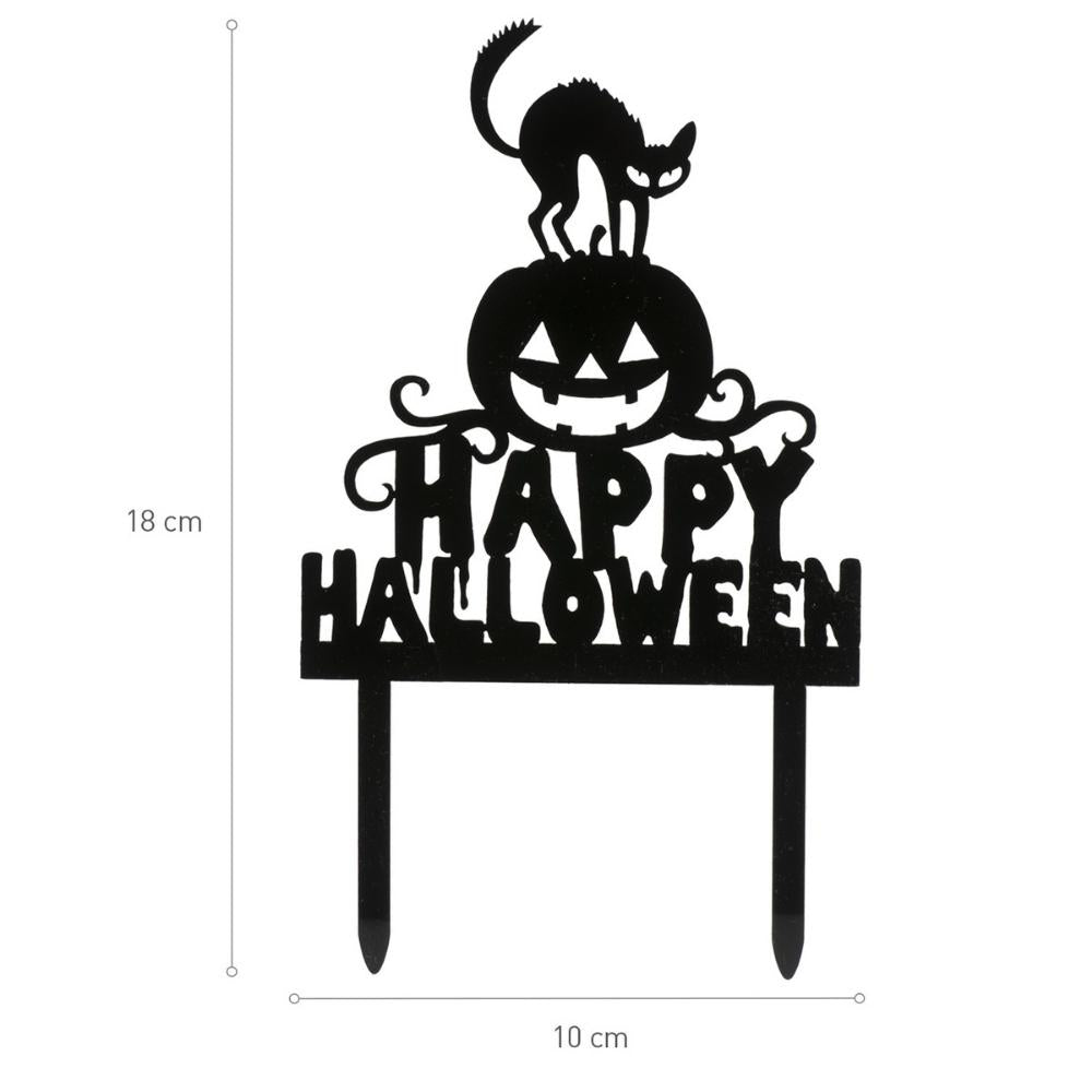 DeKora happy halloween kaketopper