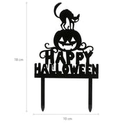 DeKora happy halloween kaketopper
