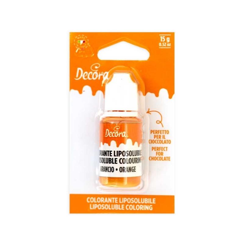 Decora Flytende farge -Oransje- 15 ml