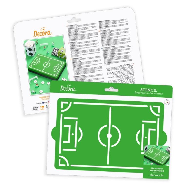 Decora kakestensil til fotballkake langpanne