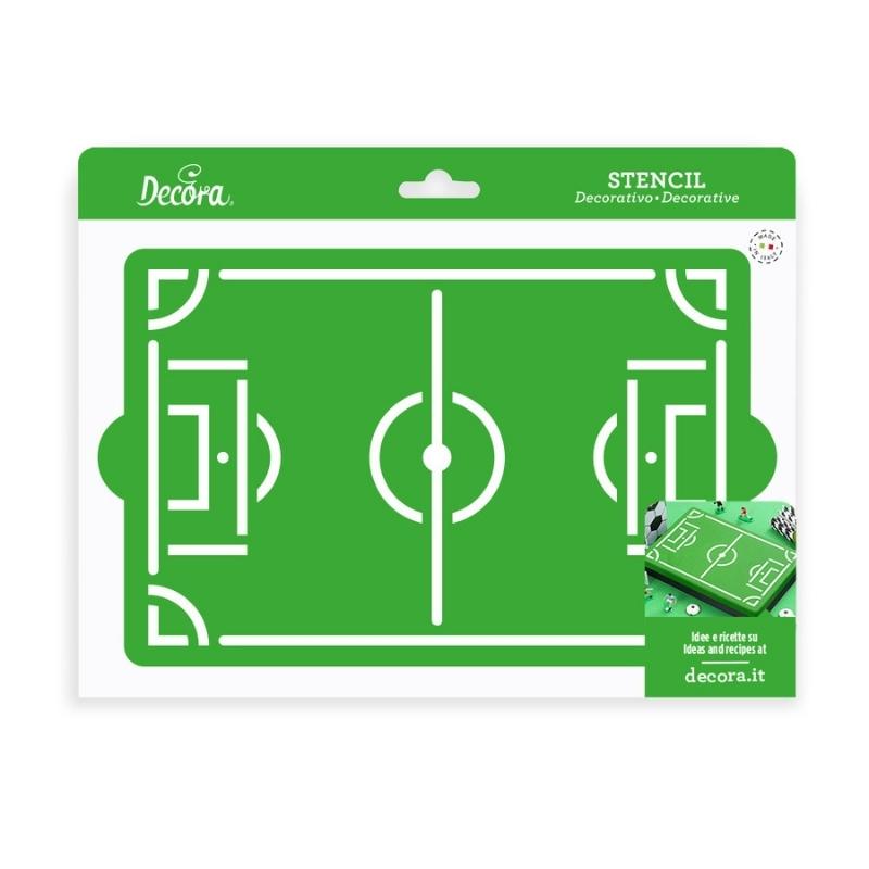 Decora kakestensil -Fotballbane- 30x20 cm
