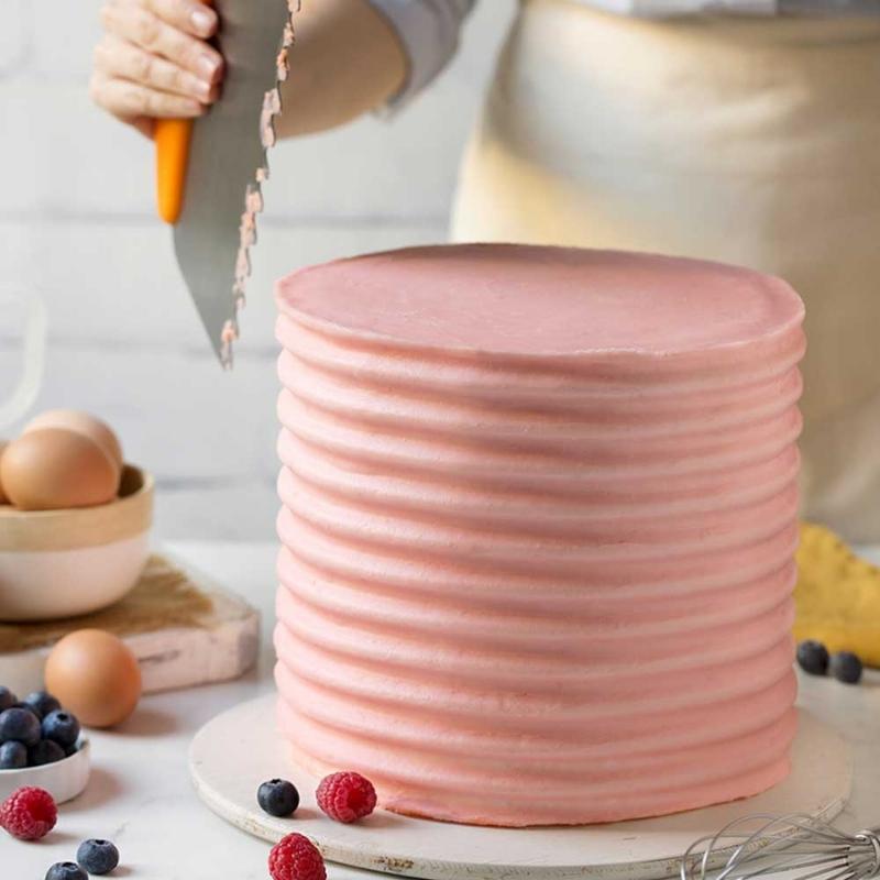 Decora mønsterskrape bølger til glasur og icing