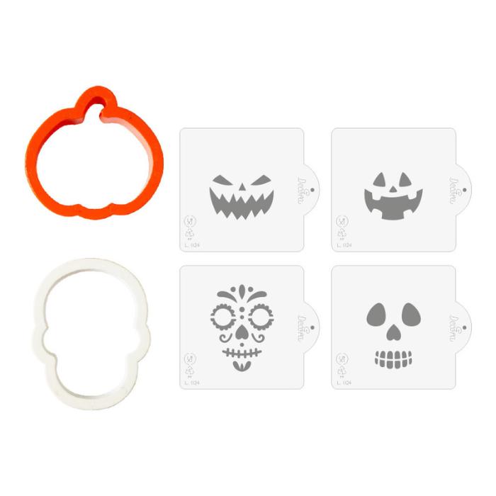 Decora stensil og utstikker halloween spøkelse
