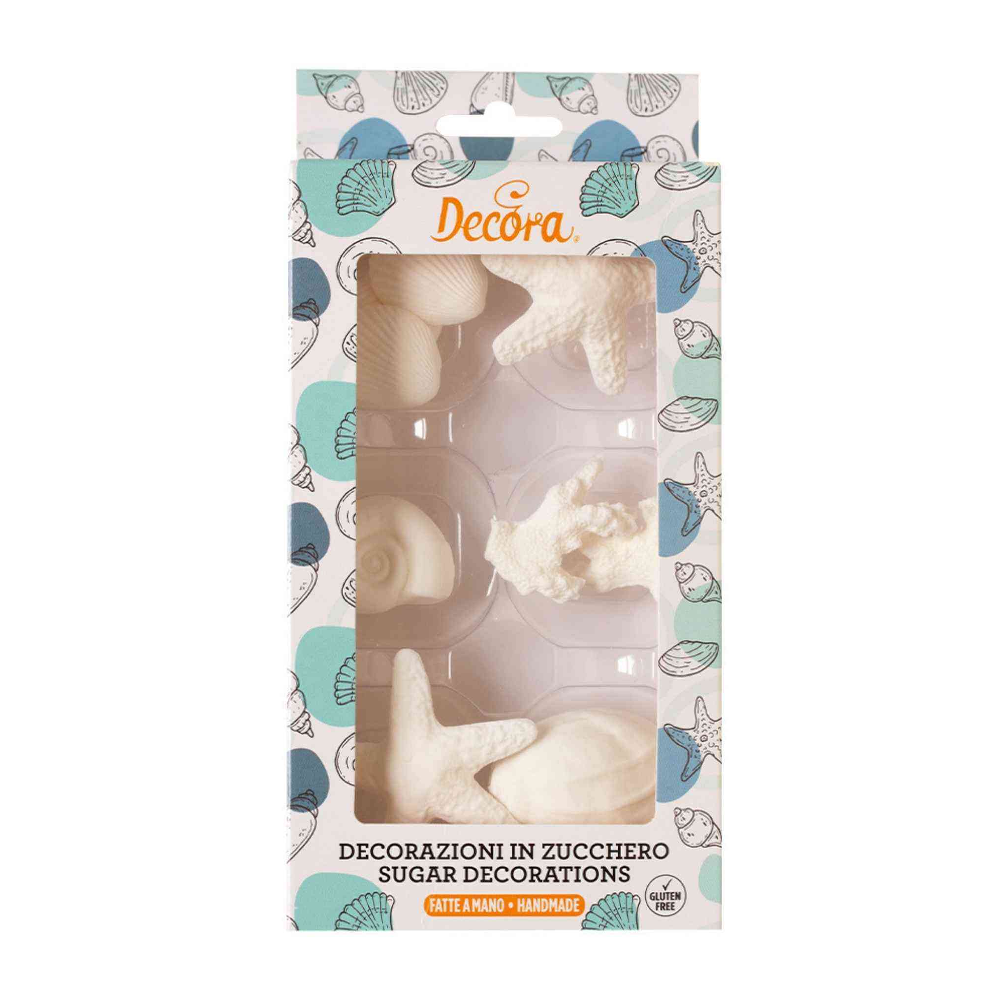 Decora Spiselig Kakepynt -Konkylie- pk/9