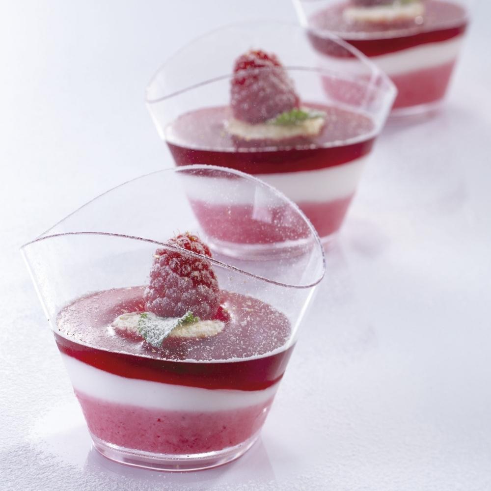 DeKora bølgeformet porsjonsbeger 120 ml - pk/100