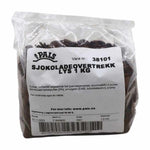 non temp lys sjokolade eller melkesjokolade overtrekk i pose på 1 kg