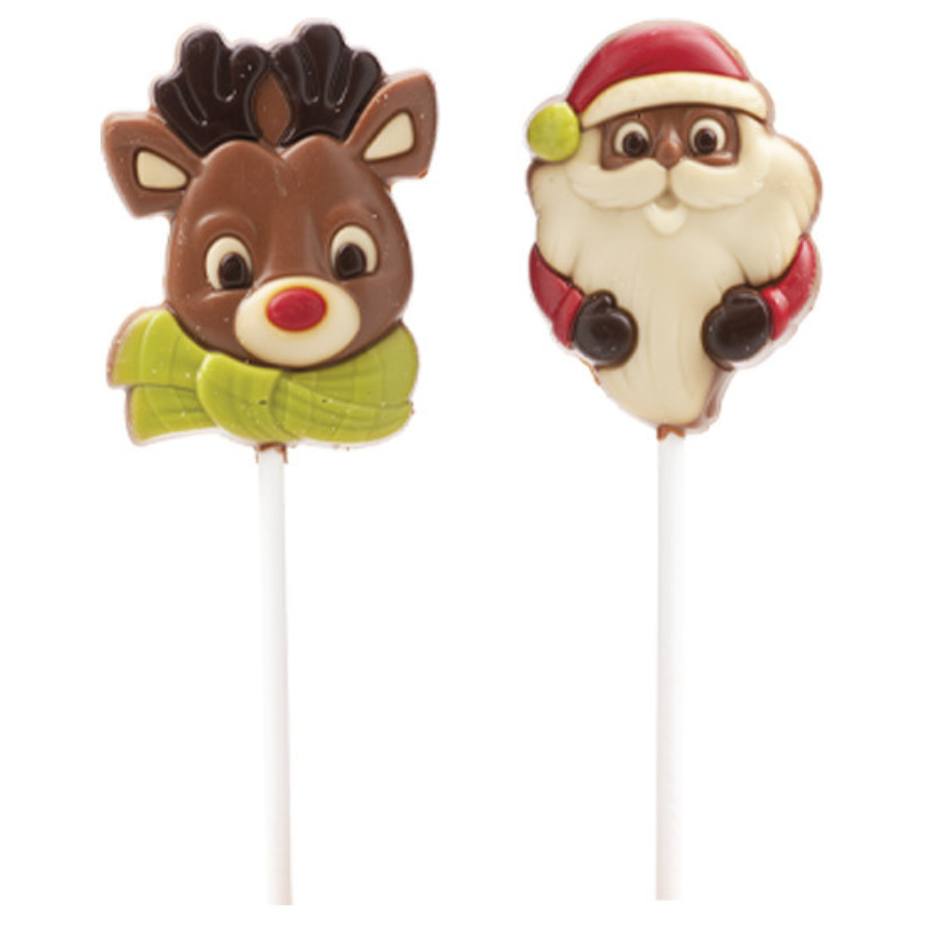 jul lollipop melkesjokolade