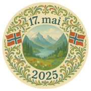 Kakebilde -17.mai 2025- Rund 20cm