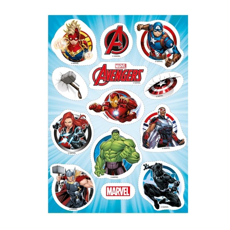 DeKora spiselige cupcakesdekorasjoner avengers heltene