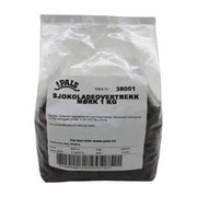 non-temp mørk sjokolade overtrekk i pose på 1 kg